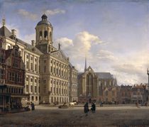 The New Town Hall, Amsterdam by Jan van der Heyden