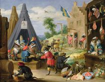 A Monkey Encampment von David the Younger Teniers