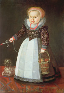 Young Child with a Dog by Johan Cornelisz van Loenen