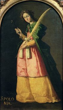 St. Apollonia, c.1636 by Francisco de Zurbaran