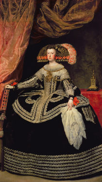 Queen Maria Anna of Austria von Diego Rodriguez de Silva y Velazquez