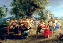A Peasant Dance, 1636-40 von Peter Paul Rubens