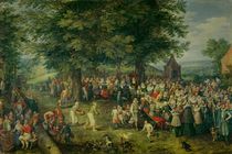 The Wedding Banquet by Jan Brueghel the Elder