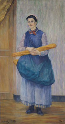 Lady Carrying Bread, 1889 by Albert Dubois-Pillet
