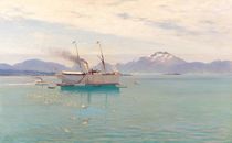 Summer Morning at Molde, 1892 von Johannes Martin Grimelund