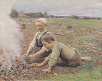 The Potato Gatherers, 1898 von Jose Julio de Souza Pinto