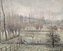 Snow Effect at Eragny, 1894 by Camille Pissarro