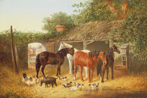 Farmyard Companions by John Frederick Herring Jnr