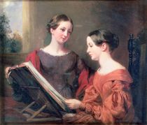 The Sisters, 1839 by Margaret Sarah Carpenter