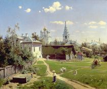 A Small Yard in Moscow, 1878 von Vasilij Dmitrievich Polenov