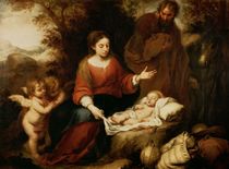 The Rest on the Flight into Egypt by Bartolome Esteban Murillo