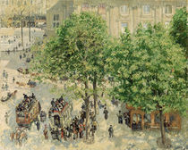 Place du Theatre-Francais, Spring, 1898 by Camille Pissarro