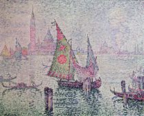 The Green Sail, Venice, 1904 von Paul Signac