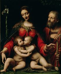 The Holy Family with the Infant St. John by Bernardino Luini