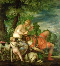 Venus and Adonis, 1580 von Veronese