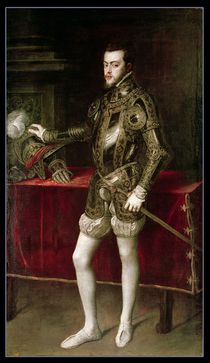 King Philip II 1550 by Titian