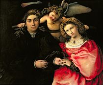 Signor Marsilio Cassotti and his Wife von Lorenzo Lotto
