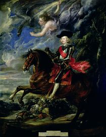 The Cardinal Infante Ferdinand at the Battle of Nordlingen von Peter Paul Rubens