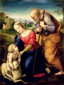 The Holy Family with a Lamb by Raphael