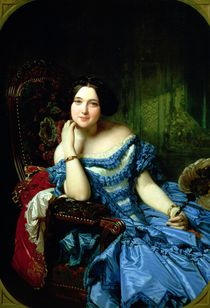 Portrait of Amalia de Llano y Dotres von Federico de Madrazo y Kuntz