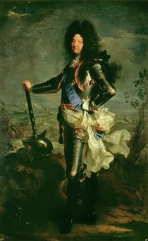 Portrait of Louis XIV by Hyacinthe Francois Rigaud