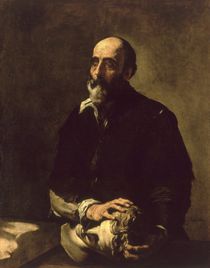 Portrait of the Blind Sculptor von Jusepe de Ribera