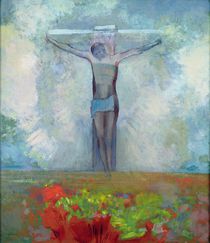 The Crucifixion, c.1910 by Odilon Redon