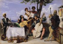 The Venetian Concert by Alexandre-Jean-Baptiste Hesse