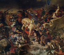 The Battle of Taillebourg, 21st July 1242, 1837 von Ferdinand Victor Eugene Delacroix