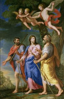 Christ on the Road to Emmaus by Jacques Stella