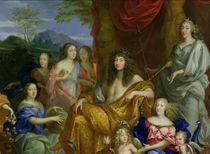 The Family of Louis XIV 1670 by Jean Nocret