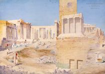 The Acropolis at Athens, 1844 by Gustave Bougerel