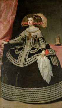 Queen Maria Anna of Austria by Diego Rodriguez de Silva y Velazquez