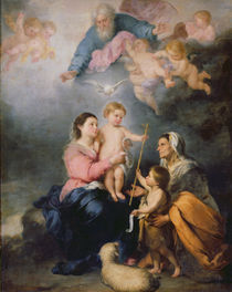 The Holy Family or The Virgin of Seville by Bartolome Esteban Murillo