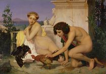 Young Greeks Encouraging Cocks to Fight von Jean Leon Gerome