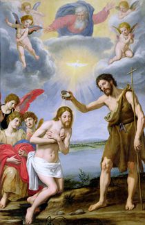The Baptism of Christ von Ottavio Vannini