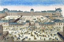 Siege of the Chateau des Tuileries von French School