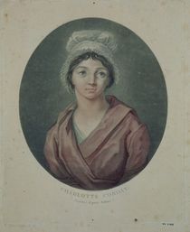 Portrait of Charlotte Corday after 1793 by French School