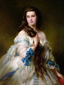 Portrait of Madame Rimsky-Korsakov nee Varvara Dmitrievna Mergassov by Franz Xaver Winterhalter