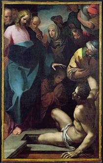 The Resurrection of Lazarus by Pier Francesco Morazzone