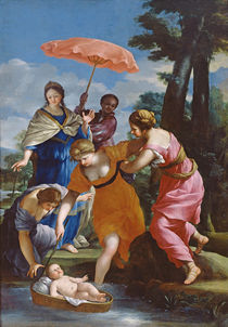 Moses Rescued from the Water by Giovanni Francesco Romanelli