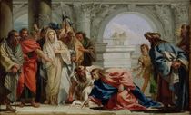 Christ and the Woman Taken in Adultery von Giandomenico Tiepolo