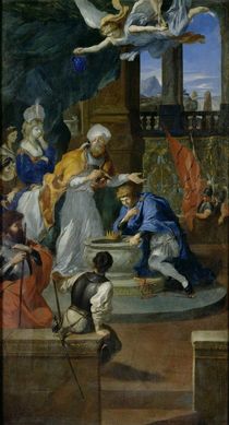 The Baptism of Clovis I King of the Franks von Pierre Puget