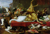 Still Life with a Red Deer by Frans Snyders or Snijders