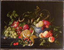 A Still Life of Fruit by Cornelis de Heem