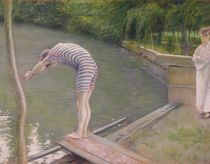 The Bather, or The Diver, 1877 by Gustave Caillebotte