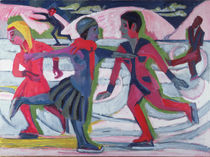 Ice Skaters by Ernst Ludwig Kirchner