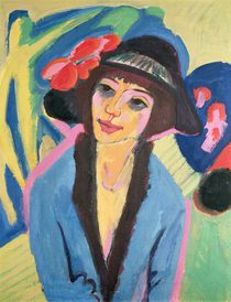 Portrait of Gerda by Ernst Ludwig Kirchner