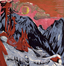 Mountains in Winter, 1919 by Ernst Ludwig Kirchner
