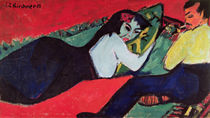 Recumbent Woman by Ernst Ludwig Kirchner